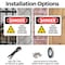 Signmission Radiation & Laser Sign, 7 in H x 10 in W, Plastic, Rectangle OS-2PACK-DS-P-710-L-1688 - alternate 9